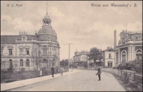 <p>Varnsdorf - pošta, 1909</p>
